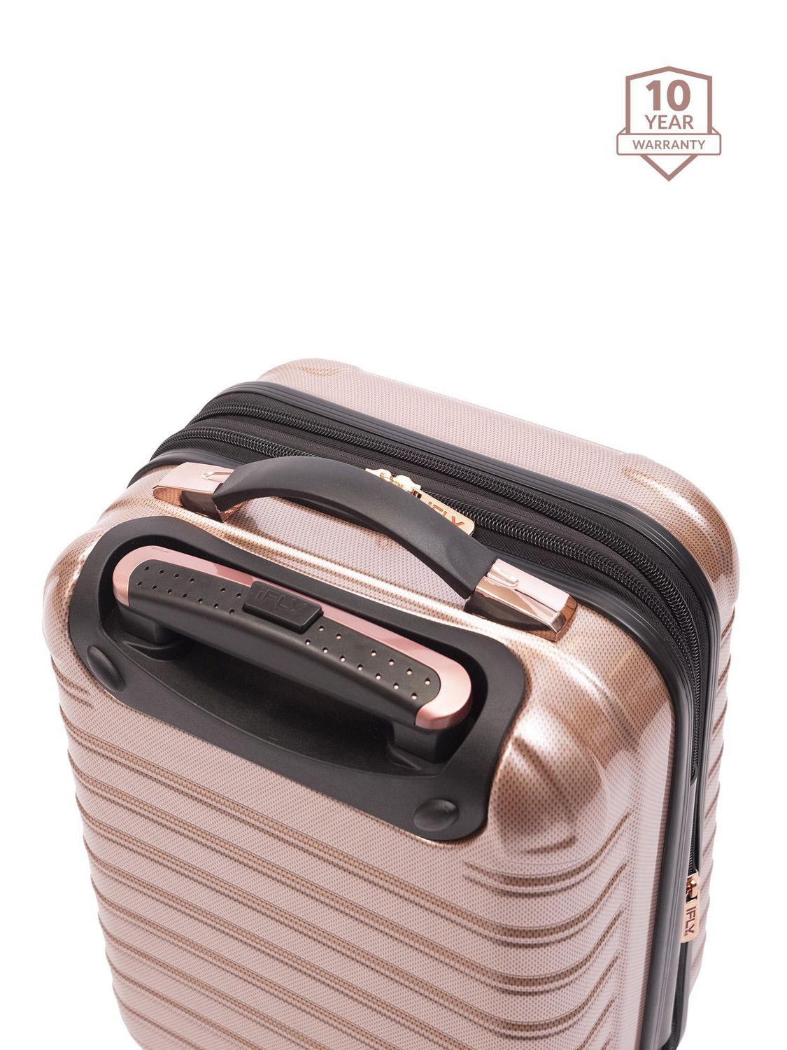 set de valise rose gold