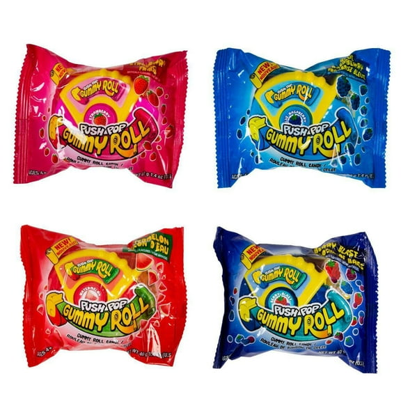 Push pop gummy roll