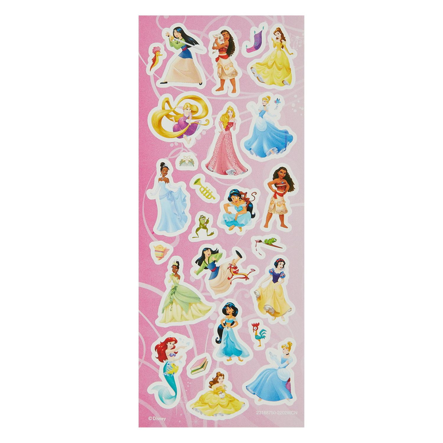 Disney Princess Value Pack Stickers, 300 Count, Princess Stickers 