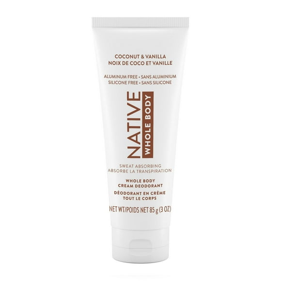 Native Coconut & Vanilla Whole Body Cream .3 oz, 85G