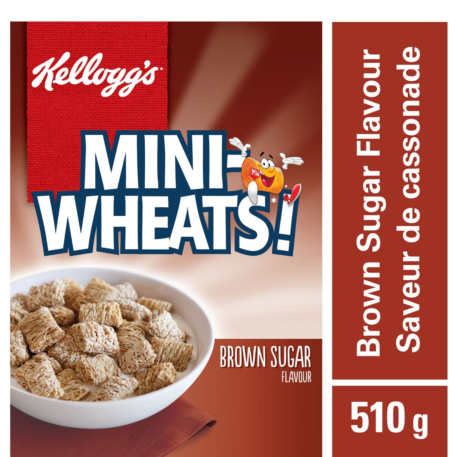 Kellogg's MiniWheats Cereal Brown Sugar flavour, 510g Walmart Canada