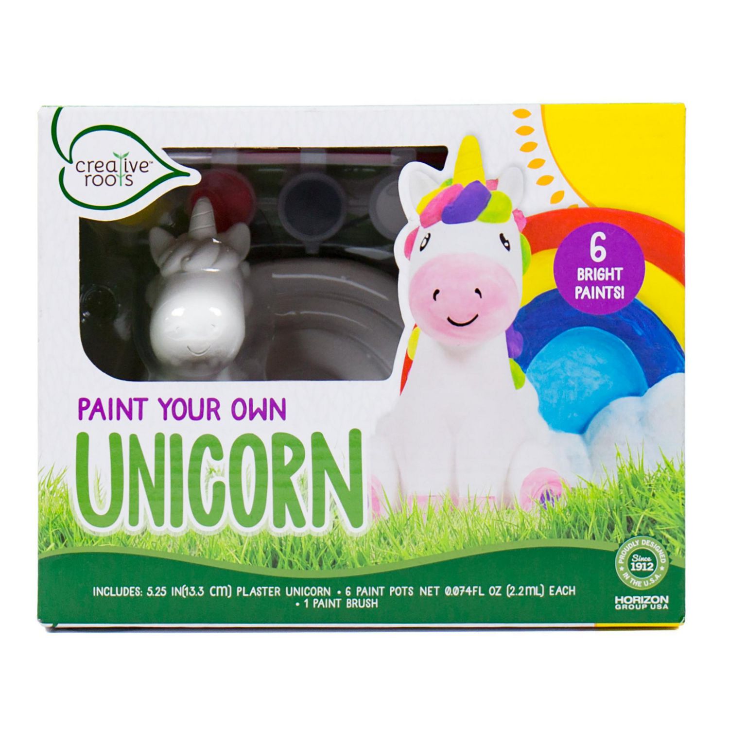 Creative Roots Paint Your Own Unicorn, 6 years & up 