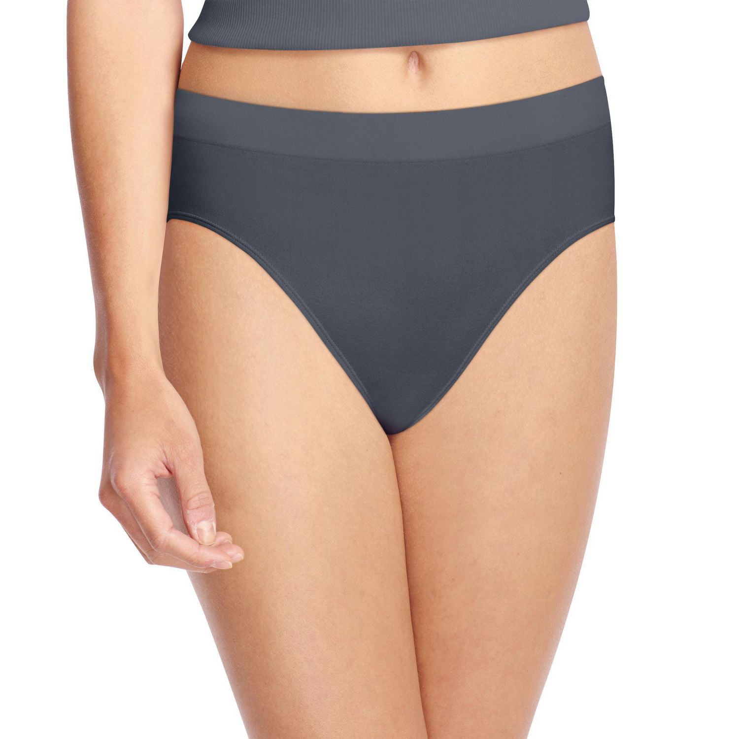 Hanes Women's Nylon High Cut Panties Multi-Packs, 6 Pack-Brief Assorted, 6  at  Women's Clothing store
