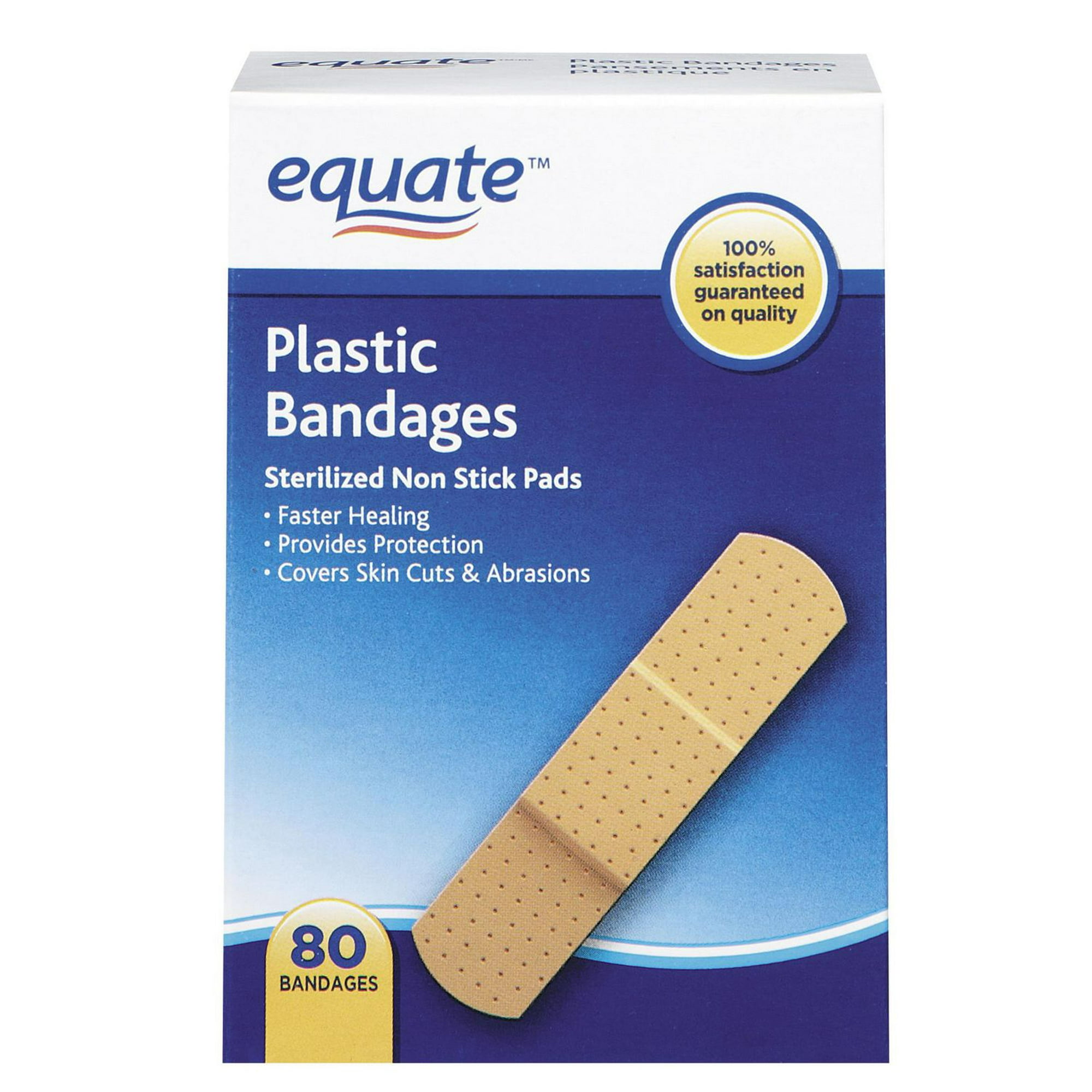 Pansements en plastique d'Equate 