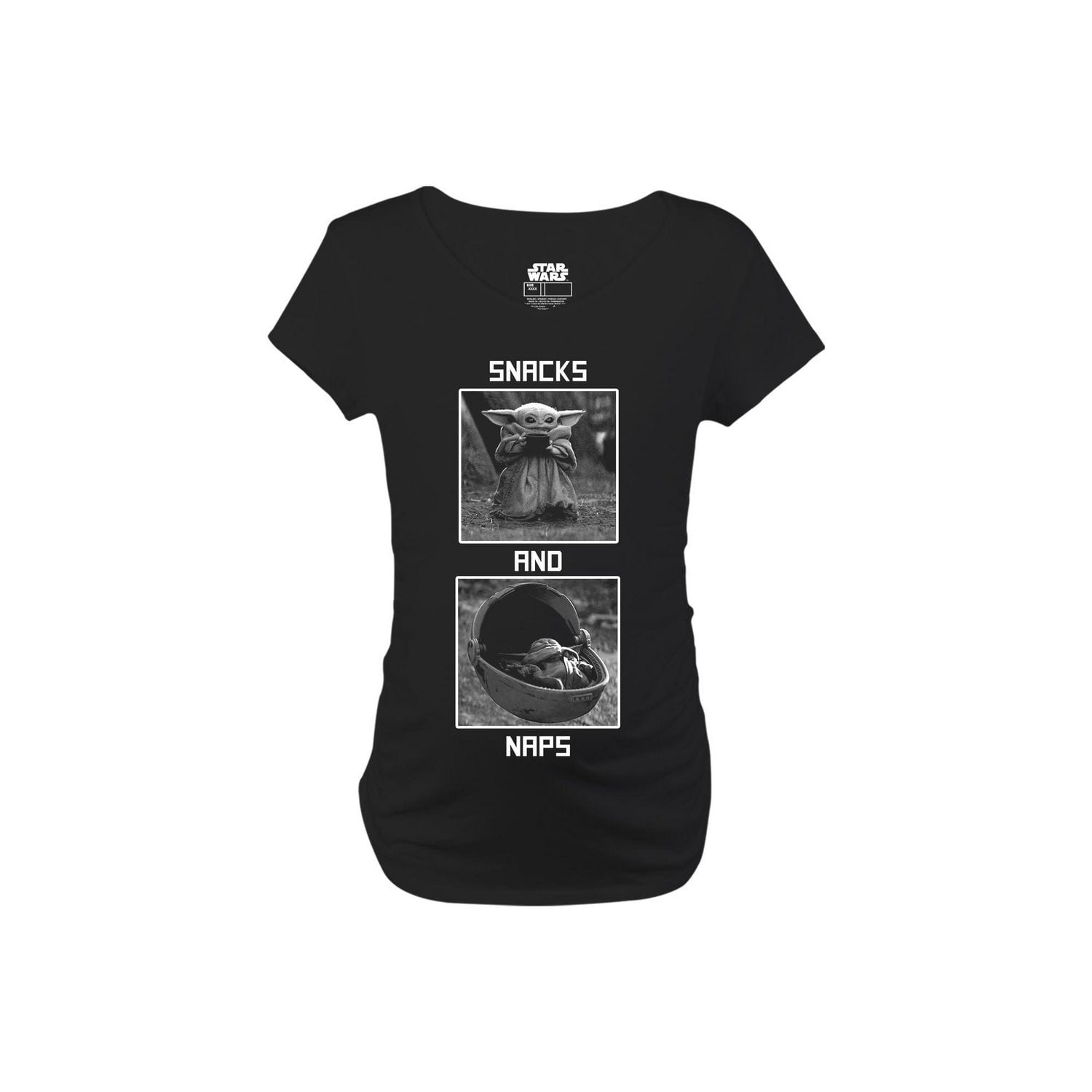 baby yoda naps and snacks shirt