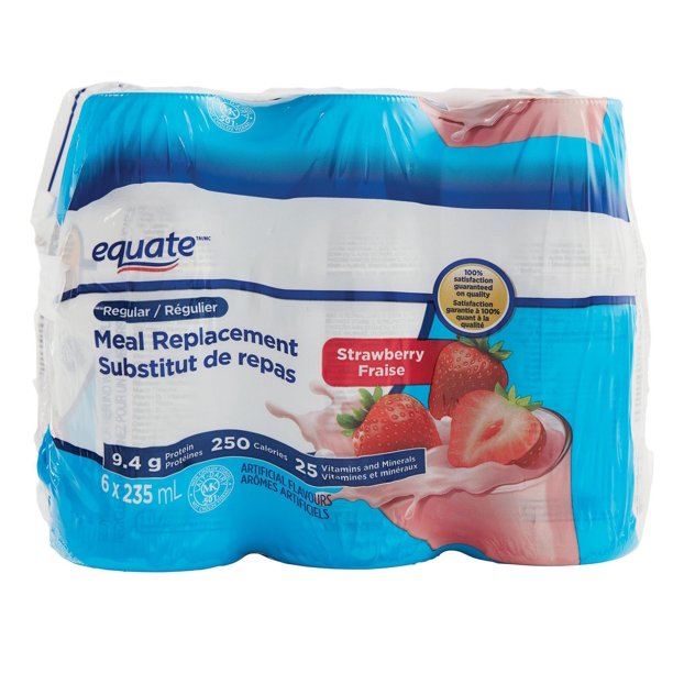 Equate Strawberry Regular Meal Replacement Walmart.ca
