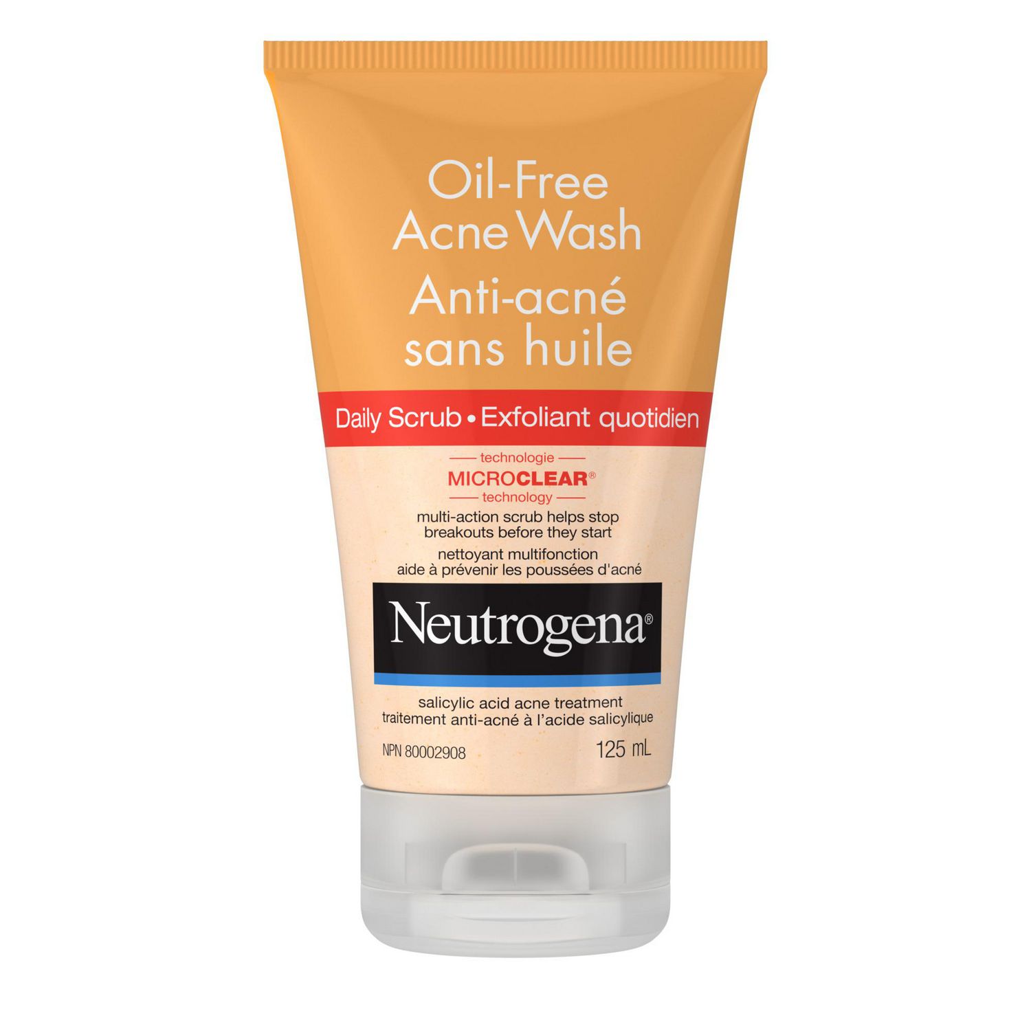 Neutrogena acne face deals wash daily scrub