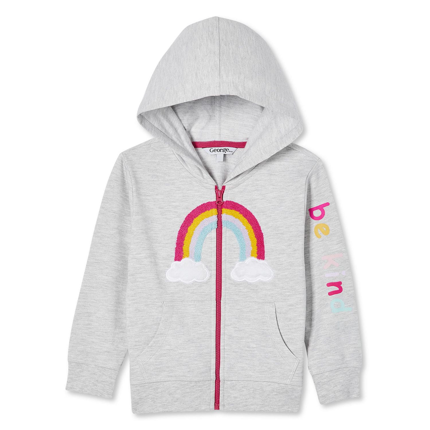 Toddler Girls' Fleece ZipUp Hoodie Walmart Canada