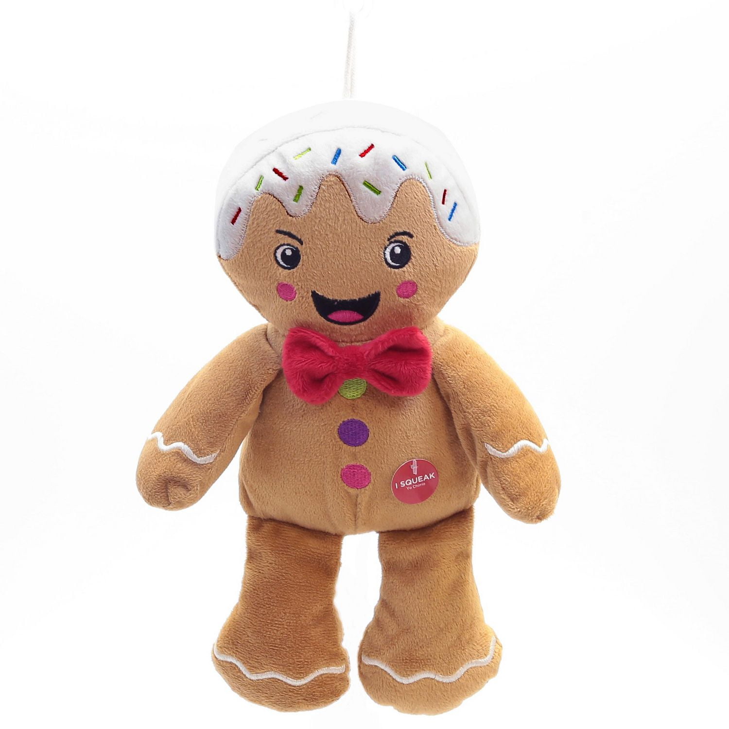 Holiday Time Squeaky Stuffed Dog Toy Gingerbread Walmart Canada