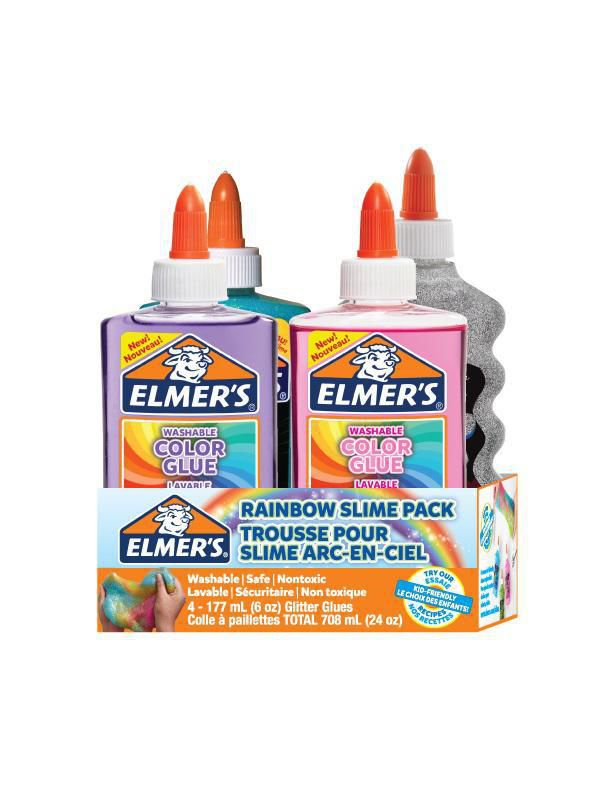 Colles et adhésifs Elmers ELMER'S Kit de fabrication de Slime coloré