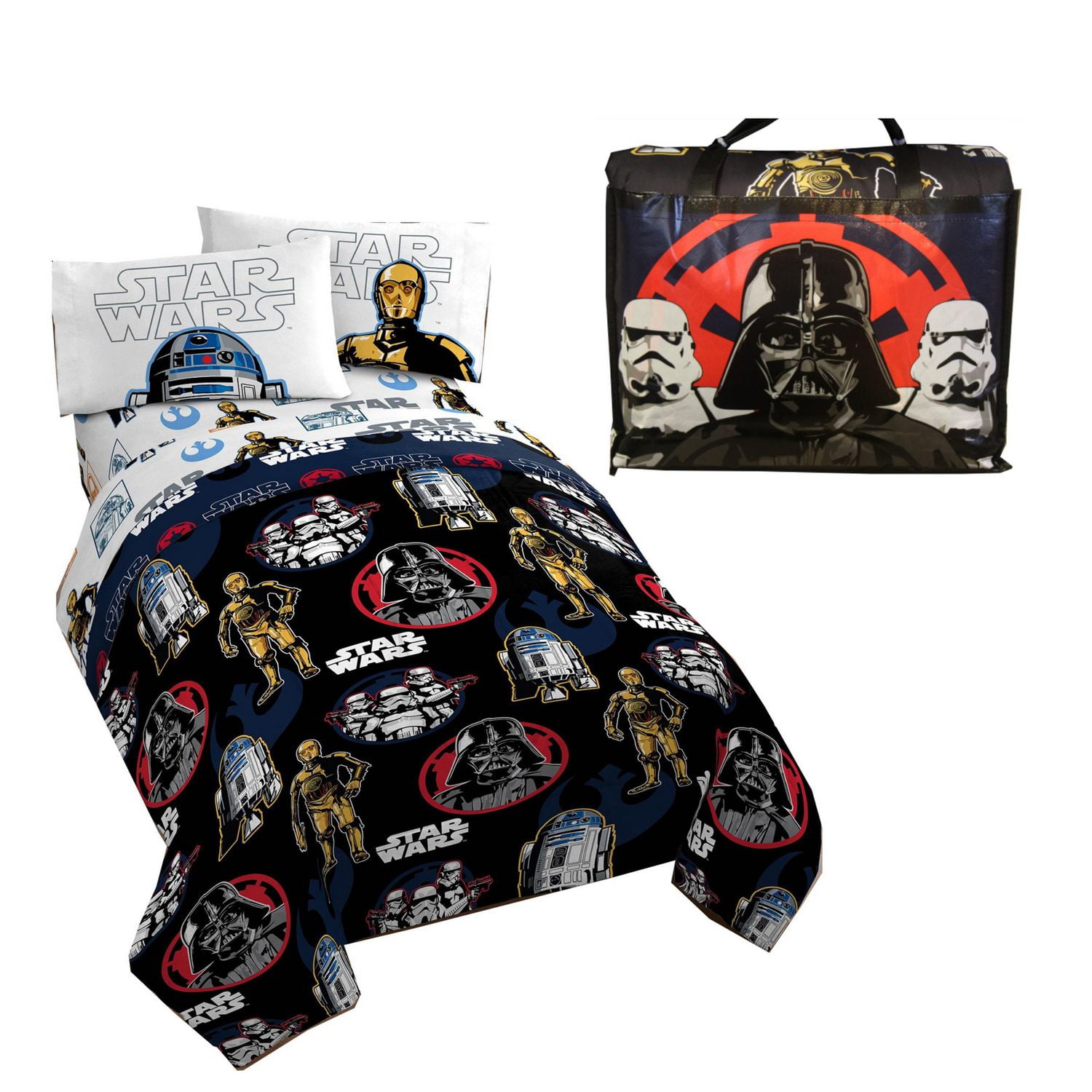 Star wars bed 2025 in a bag twin