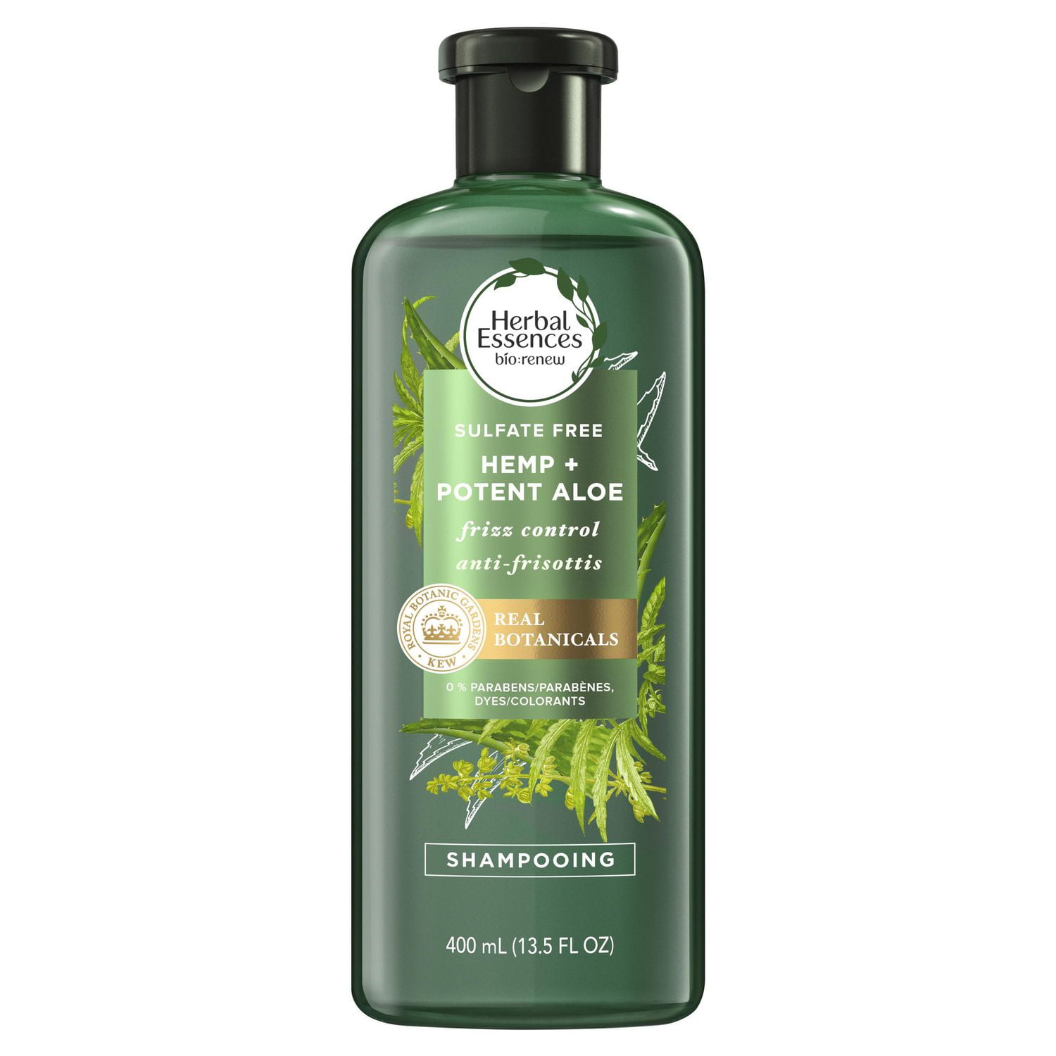 Herbal Essences bio:renew Hemp + Potent Aloe Sulfate Free Shampoo Frizz  Control 