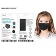 thumbnail image 1 of 10 Masques jetables pour enfants  – à 4 plis, noir, 1 of 1