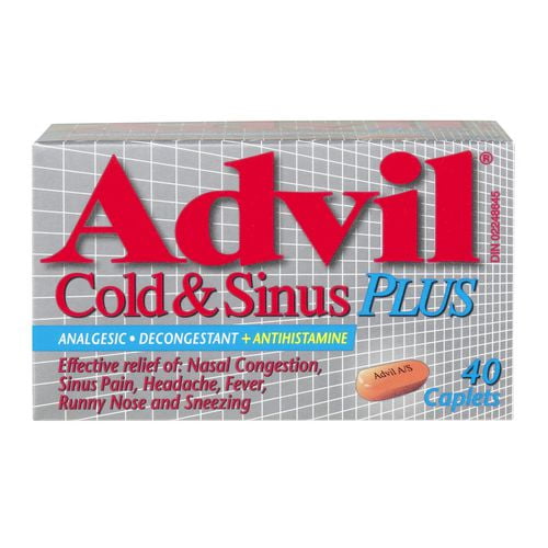 Advil Cold & Sinus plus 40s - Walmart.ca