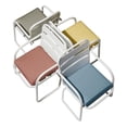 thumbnail image 2 of Duck Covers Weekend Water-Resistant 17 x 17 x 3 Inch Outdoor Dining Seat Cushion, Moon Rock, 2-Pack, 2 of 4