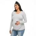 thumbnail image 2 of Paisley Sky Maternity Long Sleeve Tunic, 2 of 6