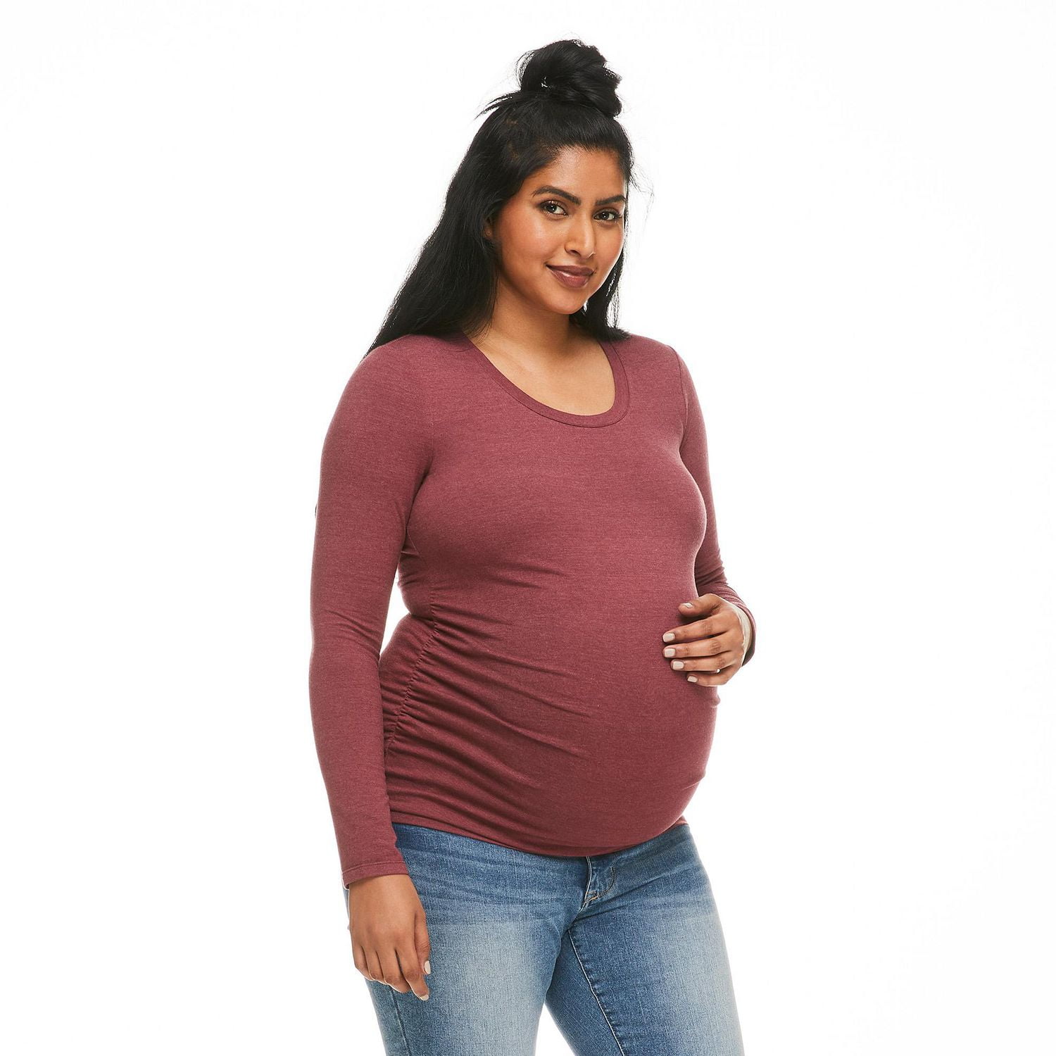 Tunique à manches longues Paisley Sky Maternité