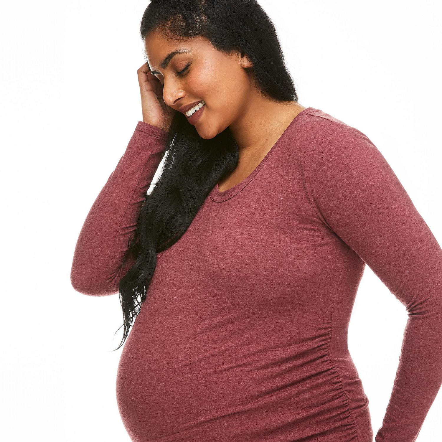 Tunique à manches longues Paisley Sky Maternité