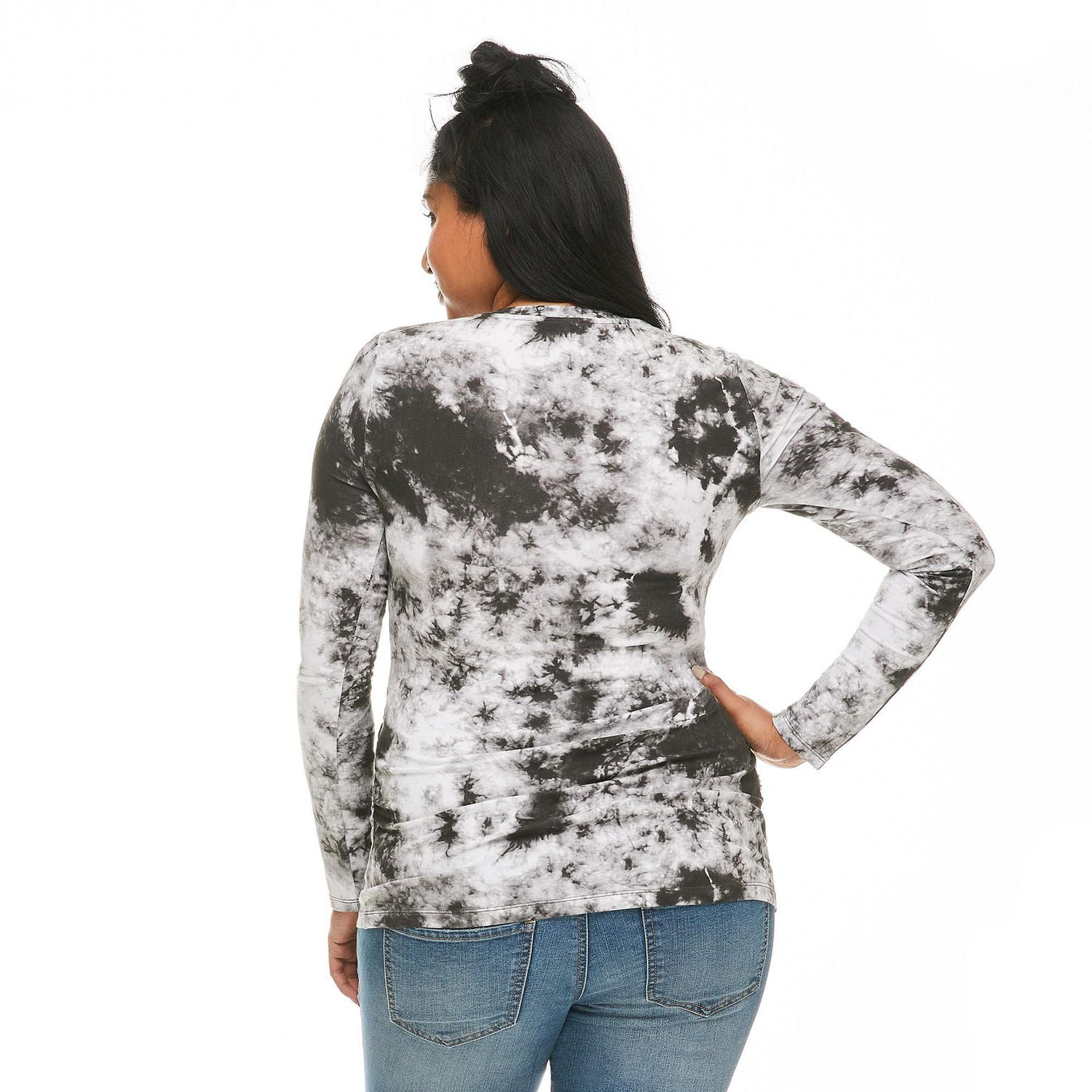 Paisley Sky Maternity Long Sleeve Tunic