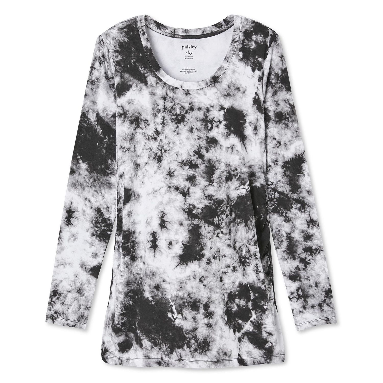 Paisley Sky Maternity Long Sleeve Tunic