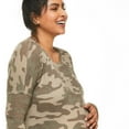 thumbnail image 4 of Paisley Sky Maternity Oversized High-Low Hem Top, 4 of 6