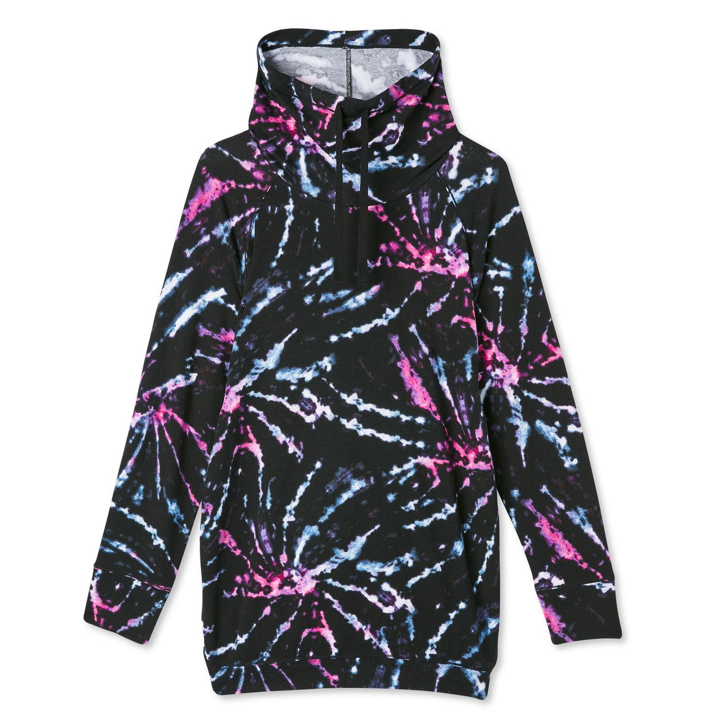 Paisley Sky Maternity Cowl Neckline Sweatshirt