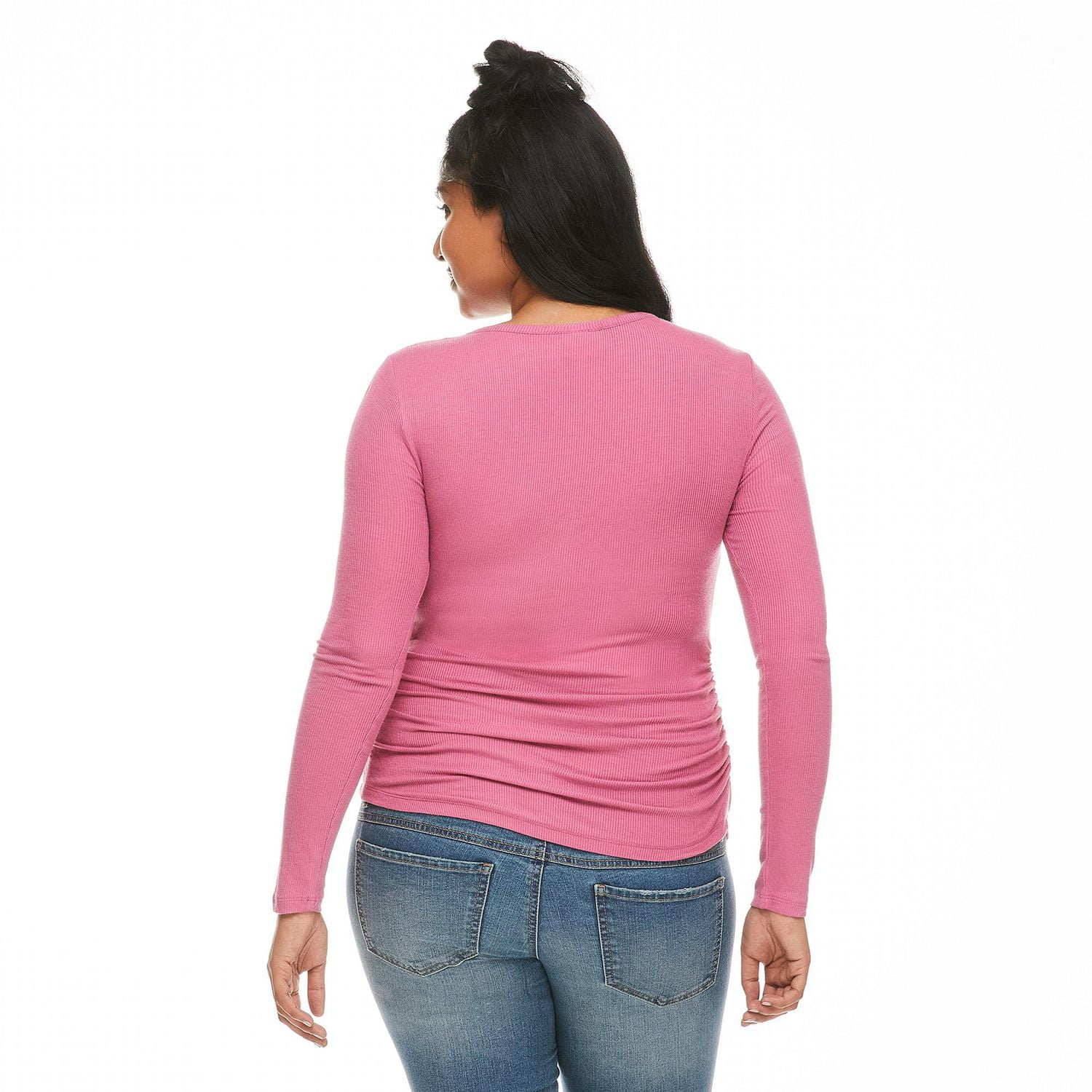 T-shirt henley à manches longues Paisley Sky Maternit