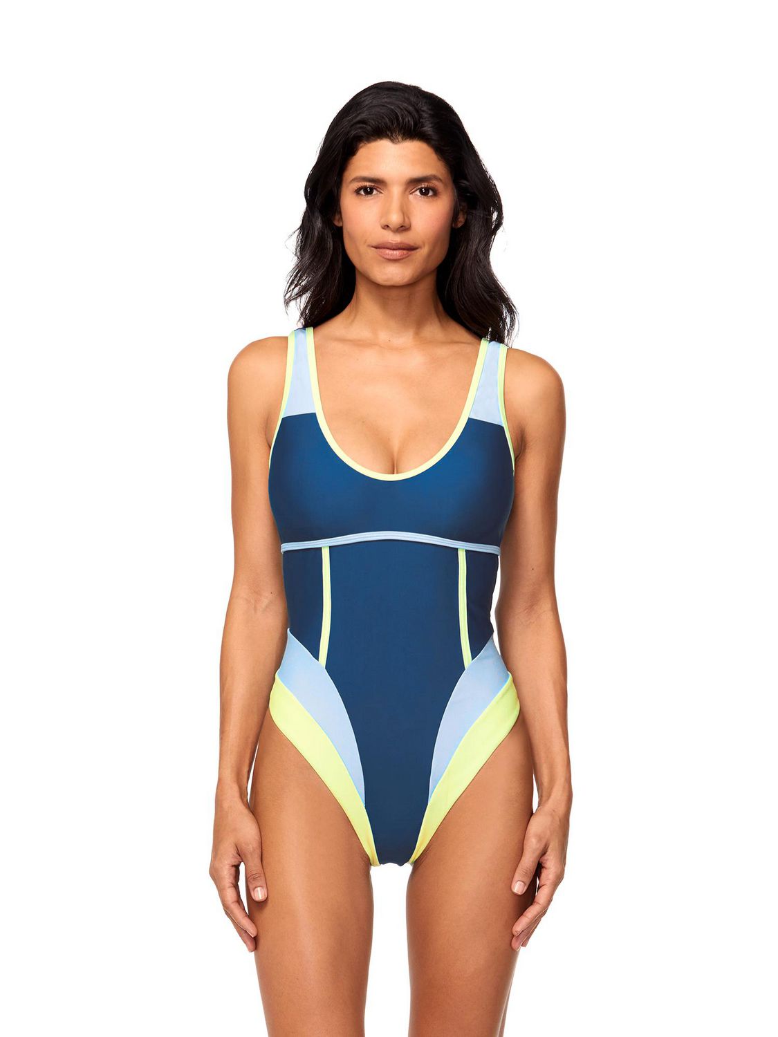 Reebok Women's Swim High Neck One Piece Swimsuit with UPF 50+, Sizes XS-XXL  