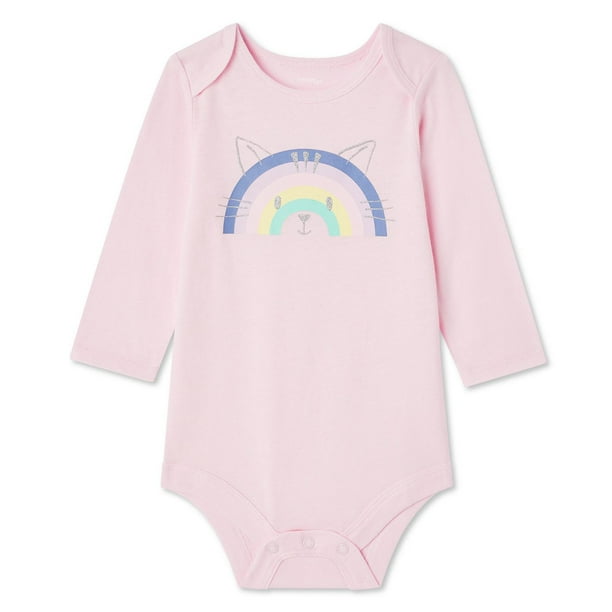 Baby Girls' Long Sleeve Bodysuit Walmart.ca