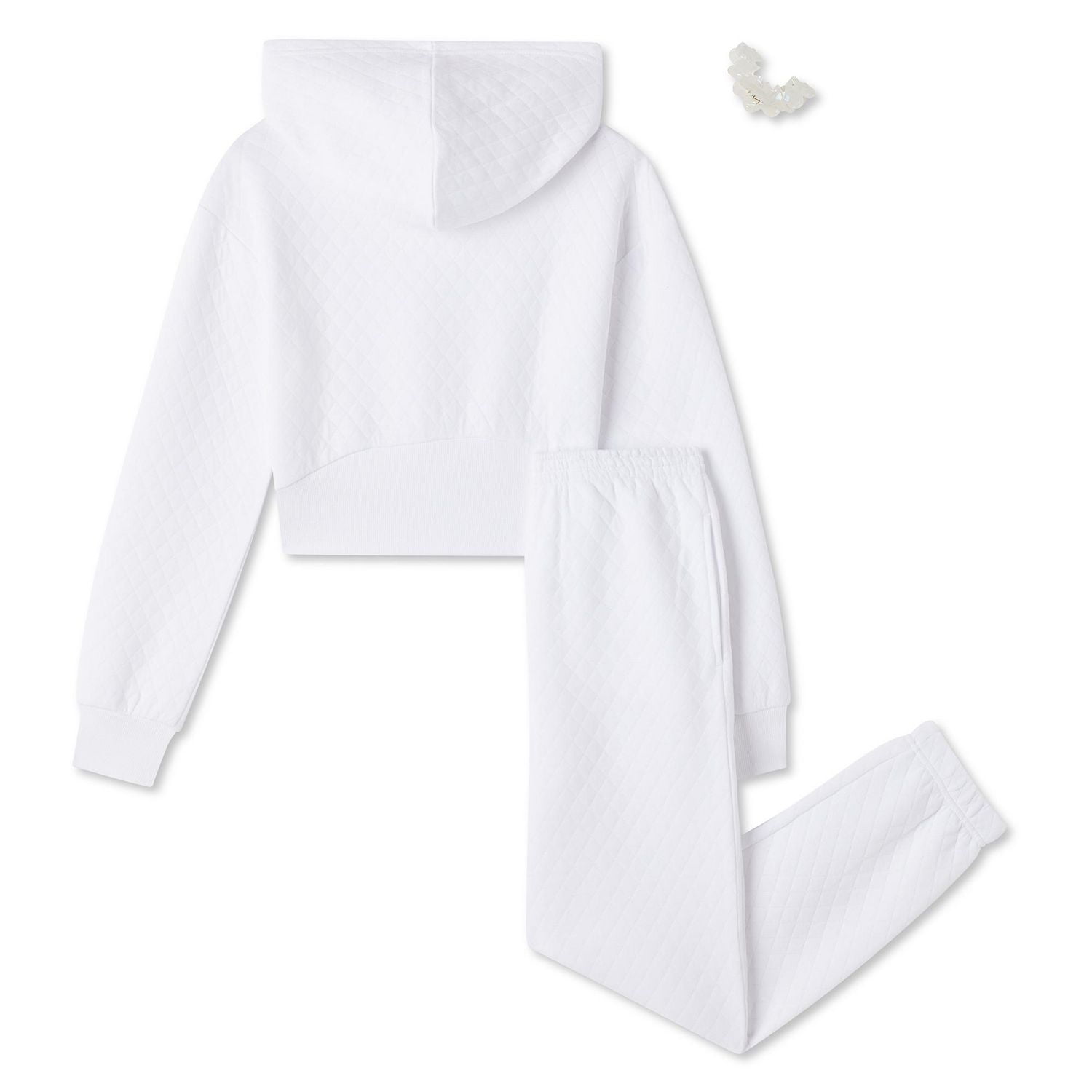 George Girls' Quilted Fleece Popover 2-Piece Set
