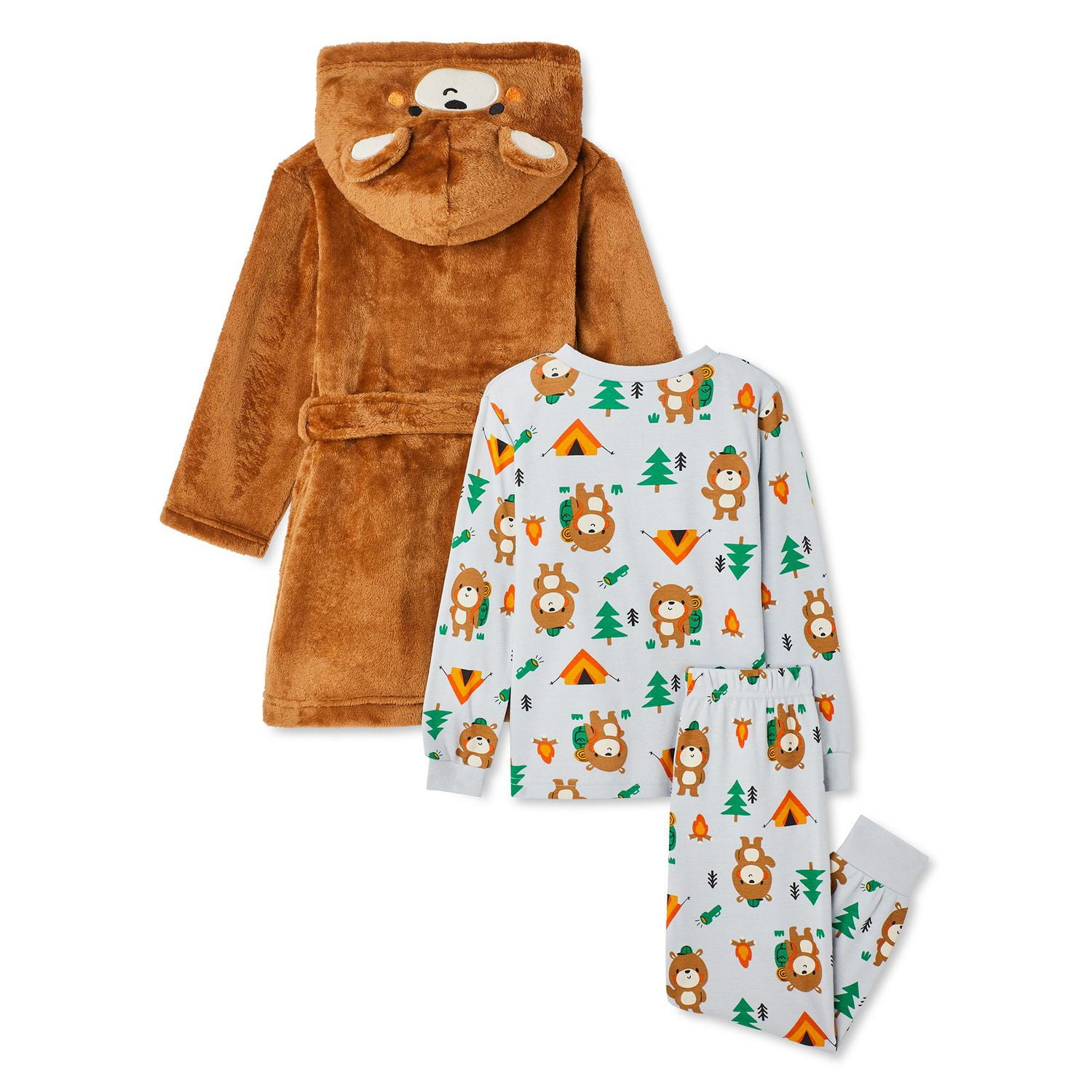 George Toddler Boys' Pajama and Robe 3-Piece Set