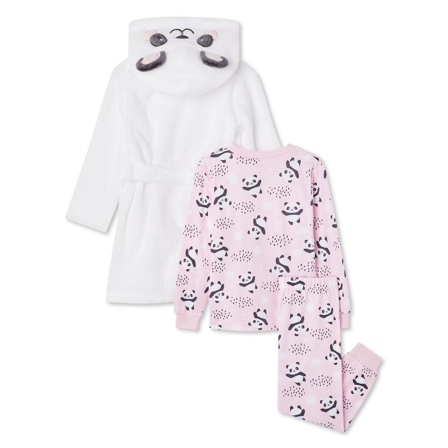 George Toddler Girls' Pajama and Robe 3-Piece Set
