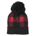 thumbnail image 2 of Canadiana Women's Buffalo Check Cuff Beanie, 2 of 2