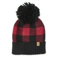 thumbnail image 1 of Canadiana Women's Buffalo Check Cuff Beanie, 1 of 2