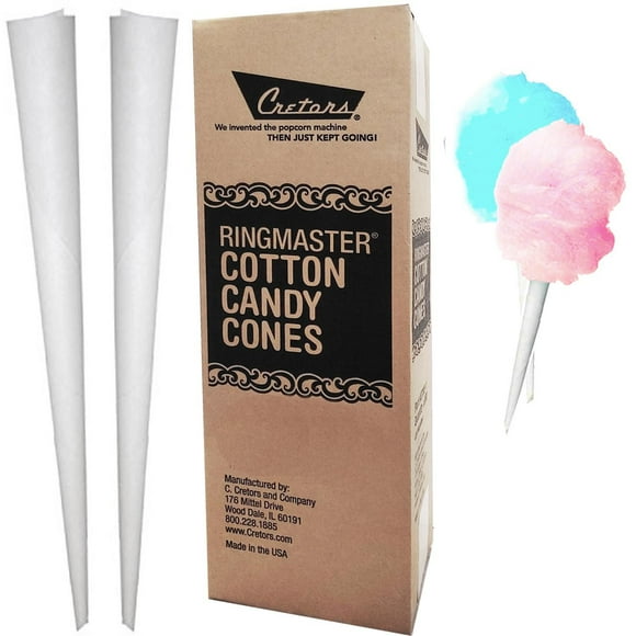 Paper Cone for Cotton Candy - 1000 PACK