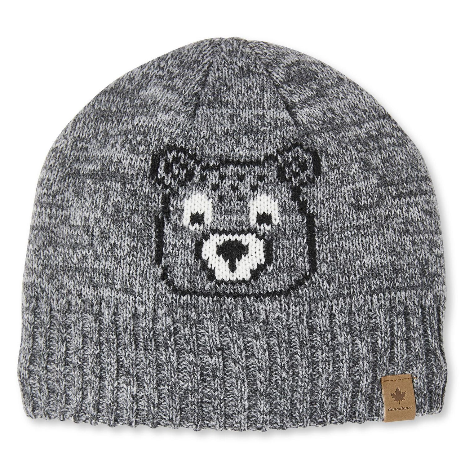 Canadiana Toddler Boys' Lined Intarsia Beanie