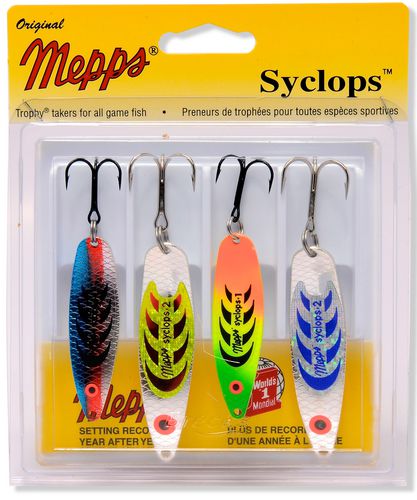 Syclops Spoons 4 pcs Kit - Small sizes - Mepps