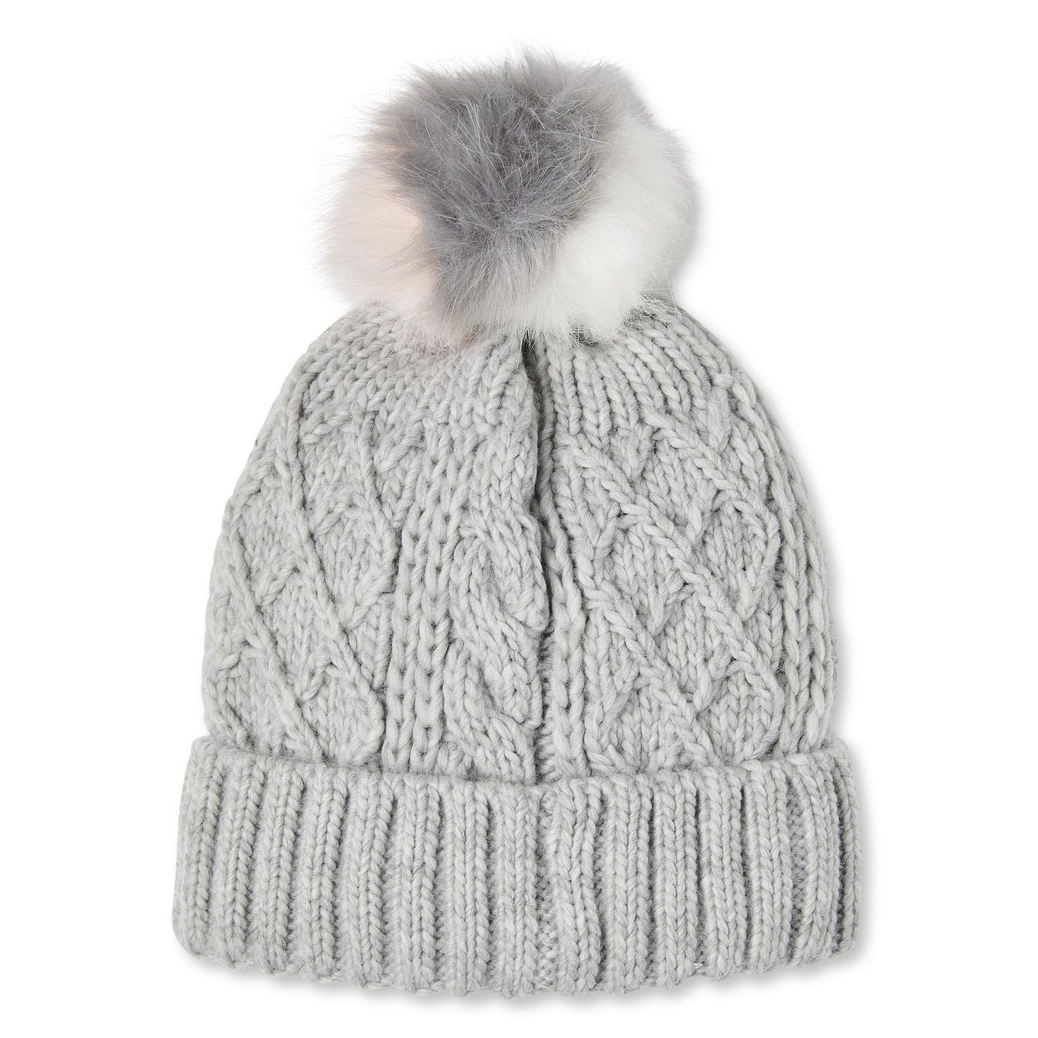 Tuque islandaise avec pompon George pour filles