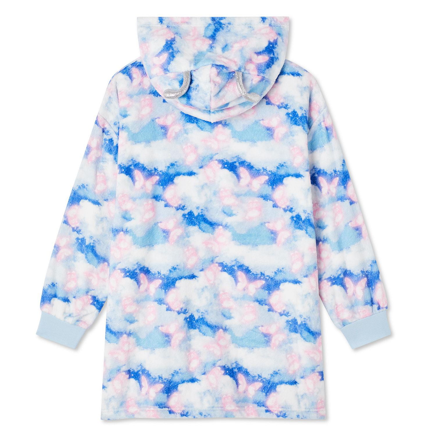 Haut à capuchon en tricot de peluche George pour filles