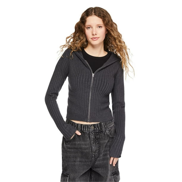 No Boundaries Women's Zip-Up Hoodie - Walmart.ca