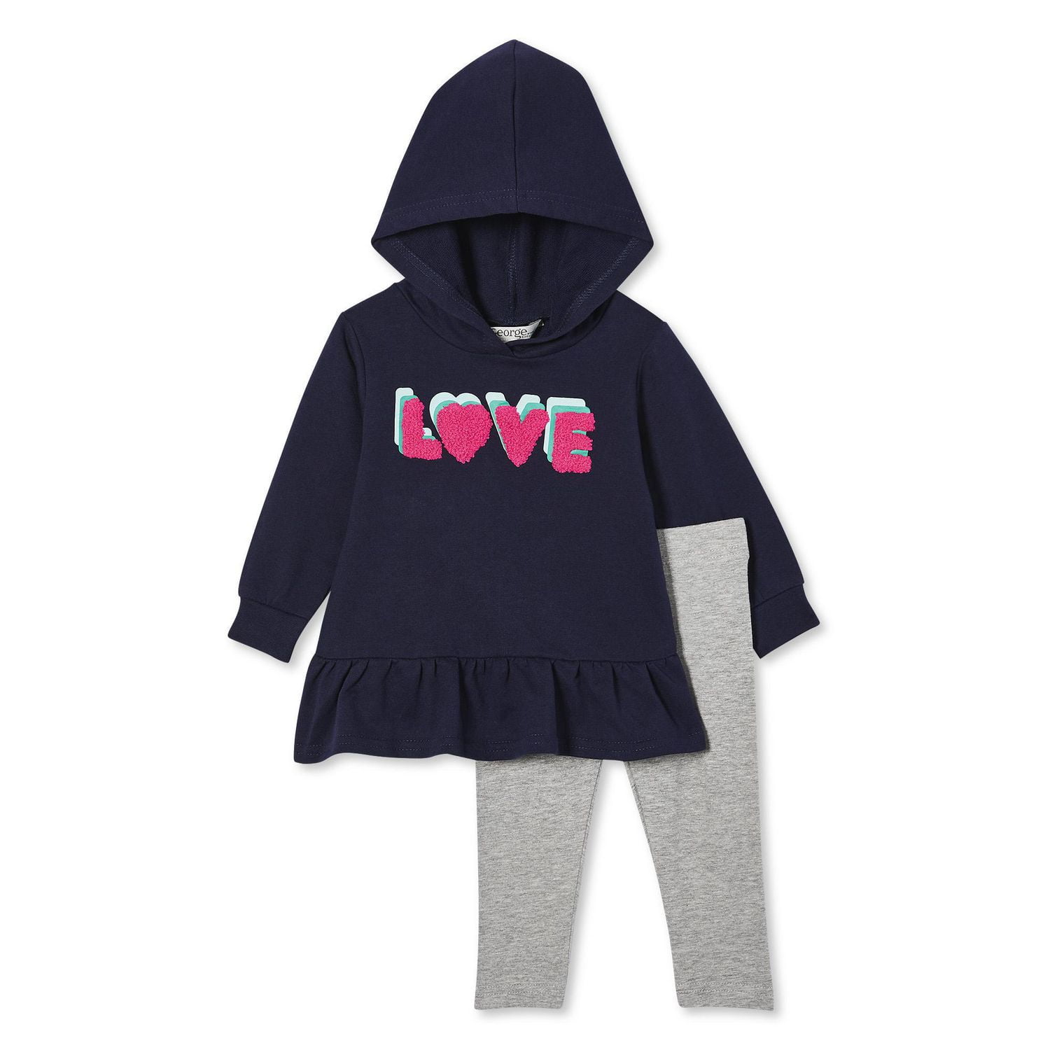 baby girl hoodie set