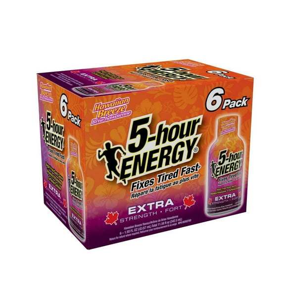 5 Hour Energy Extra Strength Brise Hawaienne EF 6PK