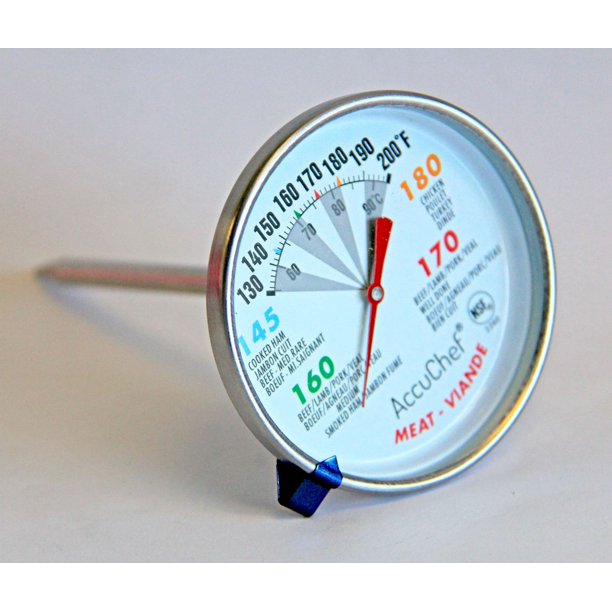 AccuChef Stainless Steel Meat and Poultry Thermometer, Model 2260