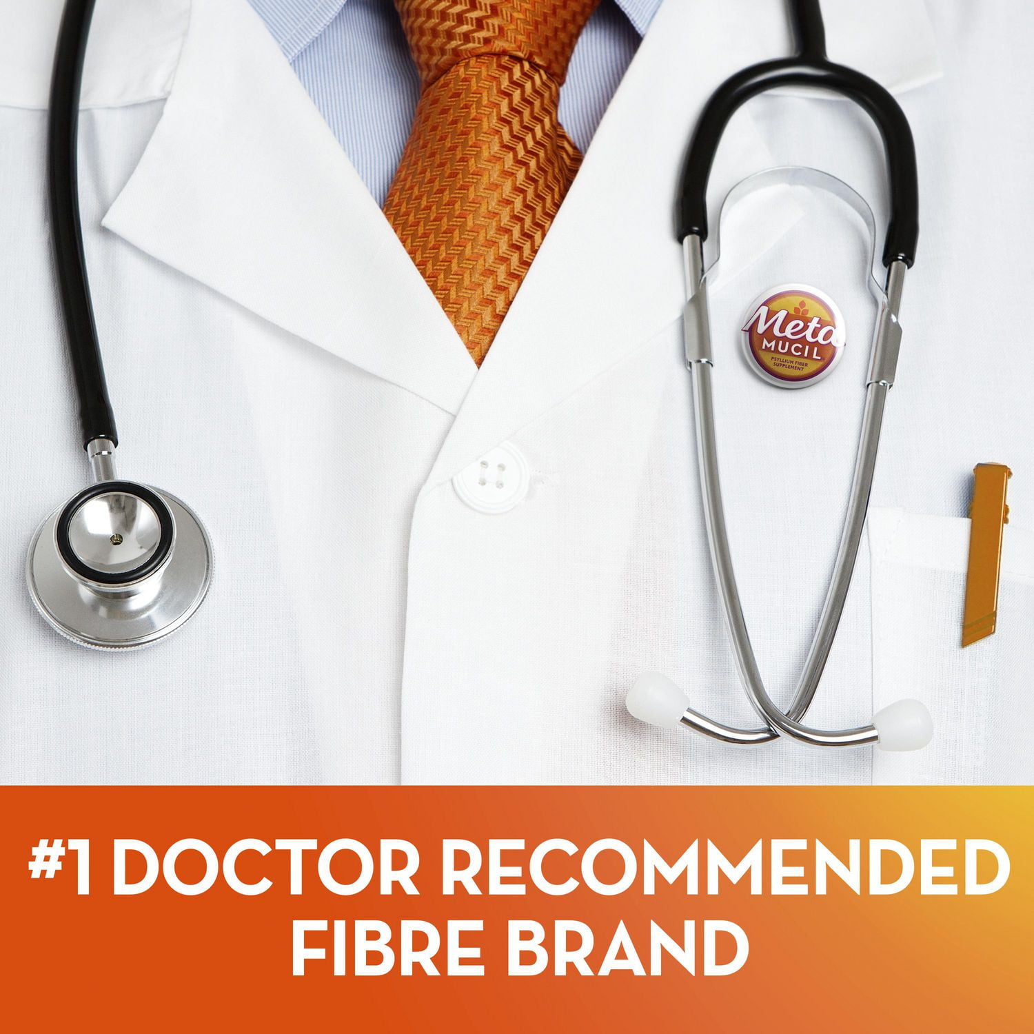 Fibres Metamucil MultiSanté 3 en 1! Supplément de fibres en poudre, sans sucre saveur de baies, 418 g