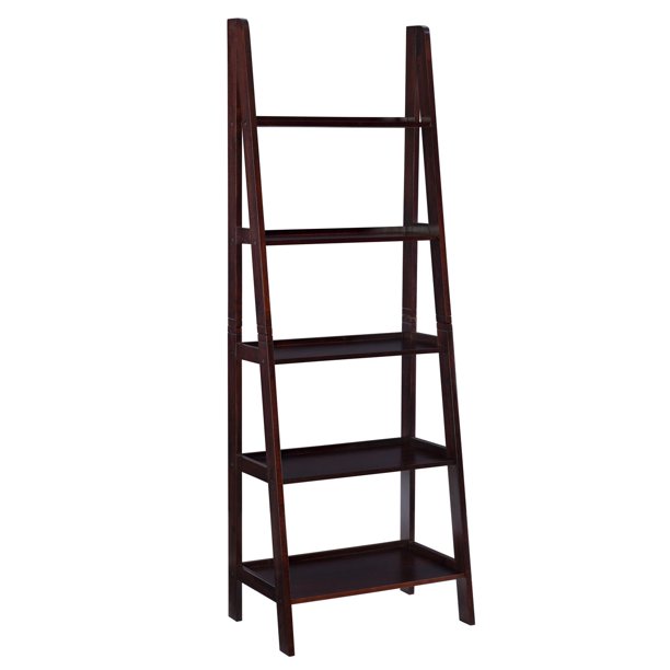 Aurora Ladder Bookshelf in Espresso Walmart.ca