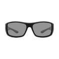 thumbnail image 2 of Athletic Works Polarized Black Rectangular Sport Sunglasses, 2 of 5