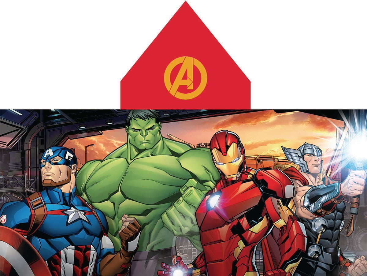 avengers hooded towel