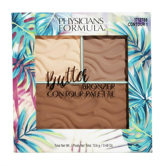 BUTTER BRONZER CONTOUR PALETTE, Bronze, sculpt, and shape