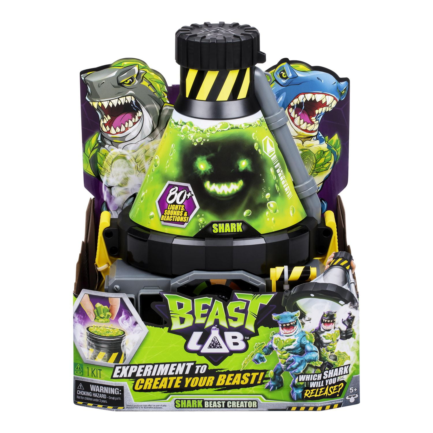 Beast Lab Shark Beast Creator. Experiment to Create Your Beast. Which Shark Will You Release Makes Real Bio Mist Walmart