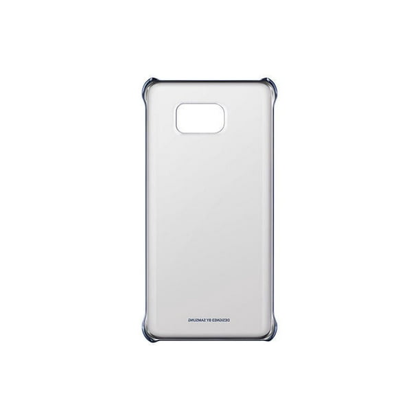 Étui de protection transparent pour Galaxy Note 5 de Samsung - bleu/noir